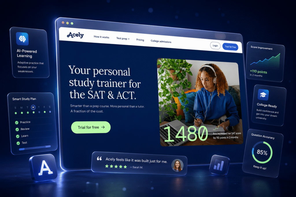 Acely: Building an AI-powered learning platform for SAT & ACT success