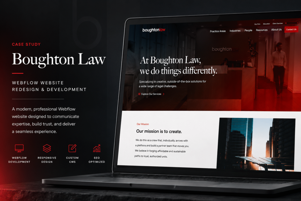 Boughton Law — Modernizing a Leading Law Firm's Digital Experience