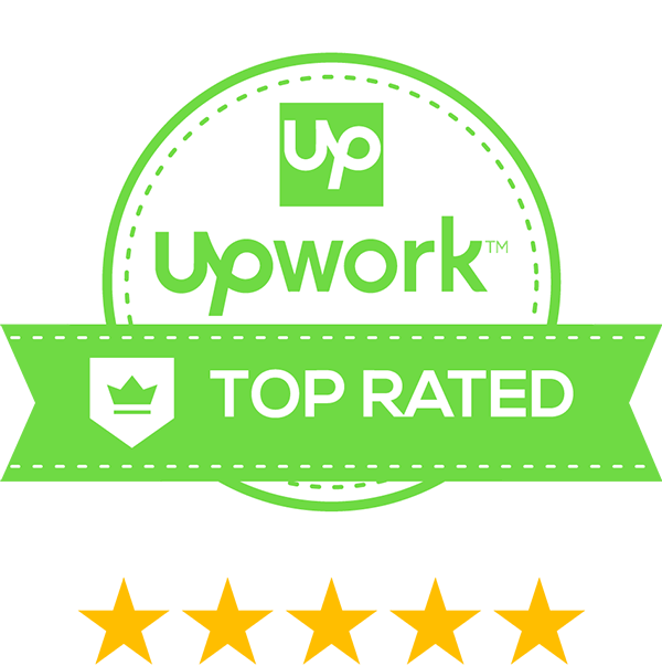 upwork top rated badge